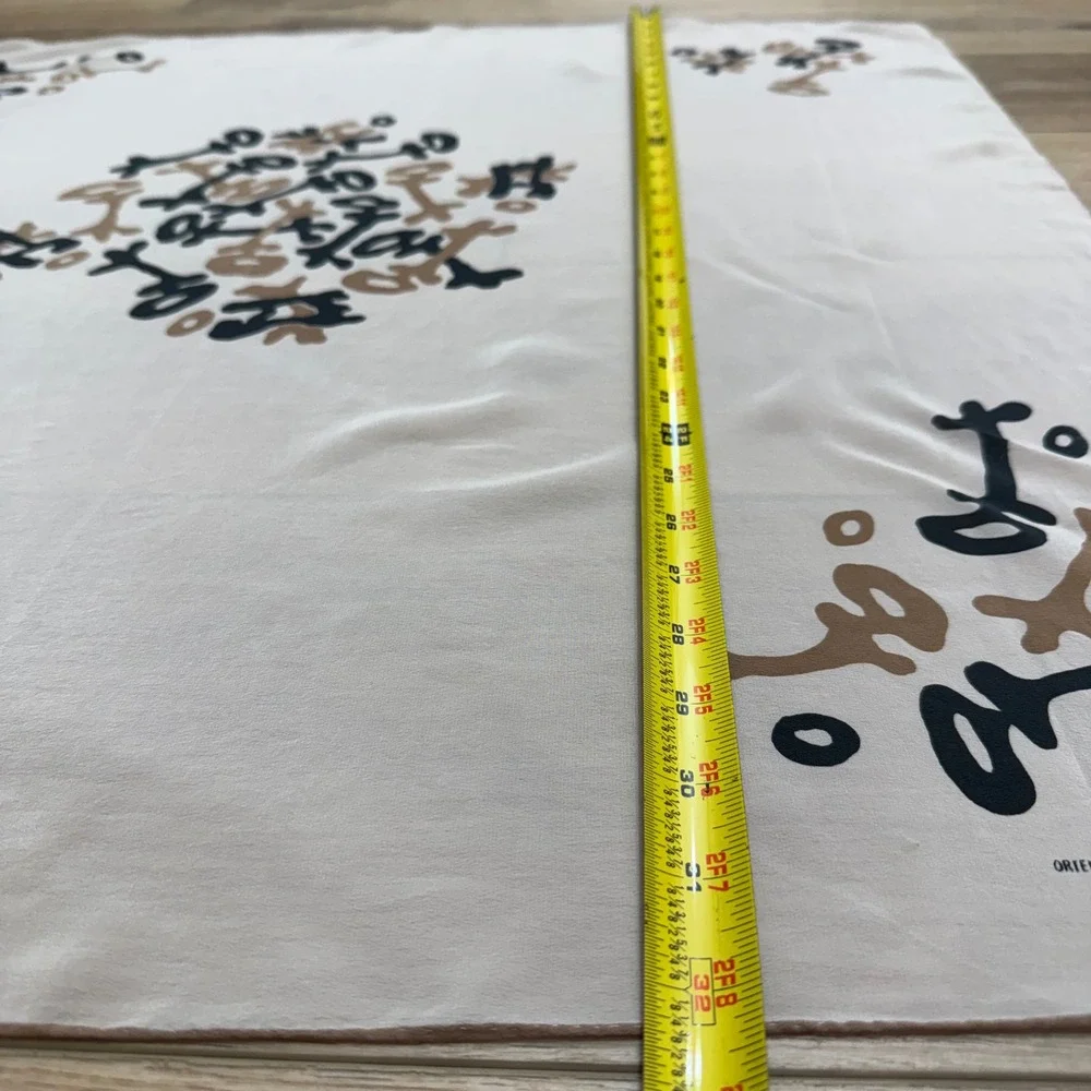 Echo Oriental Keys‎ Vintage Square Scarf White Black Tan Minimalist Capsule 32